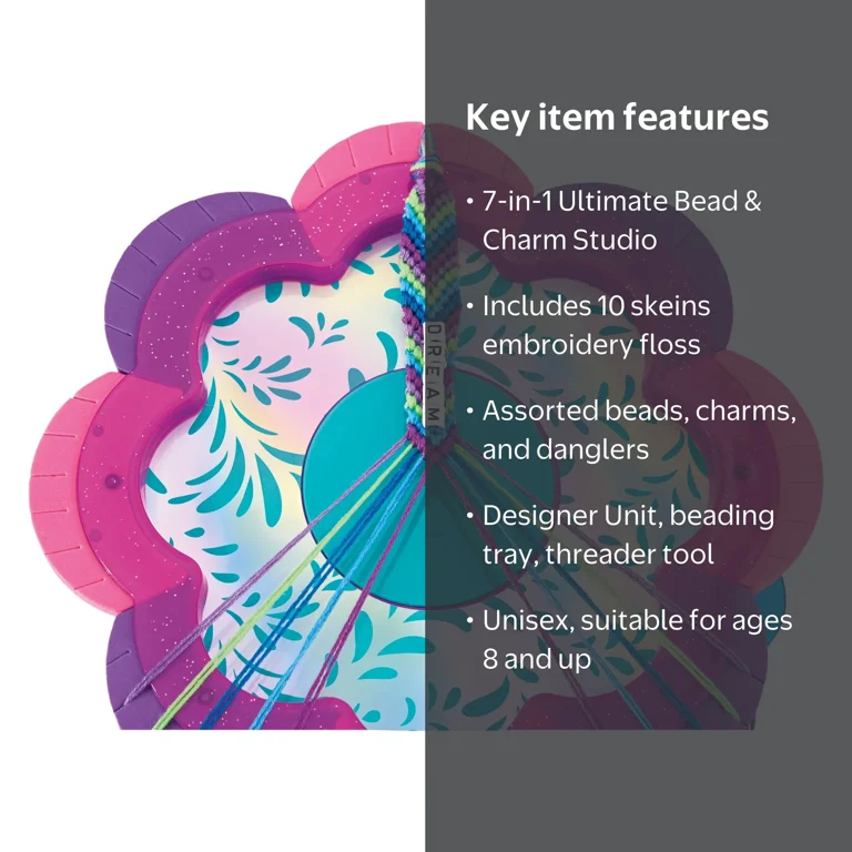 Cra-Z-Art Be Inspired Ultimate Bracelet Studio, 41 Piece Unisex