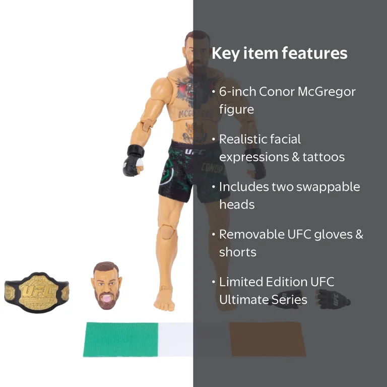 UFC, Action Figure, Limited Edition Conor McGregor 6IN