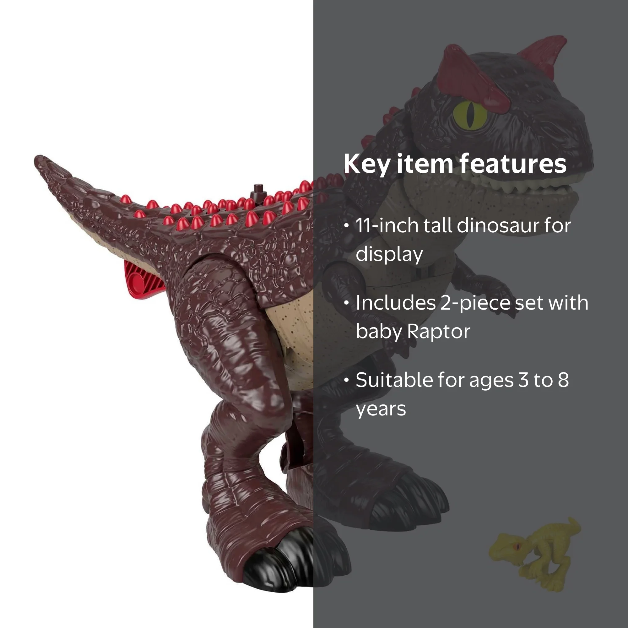 Imaginext Jurassic World Carnotaurus Dinosaur Toy with Spike