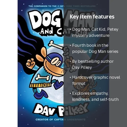 Dav Pilkey, Dog Man and Cat Kid, Hardcover, from Dog Man #4