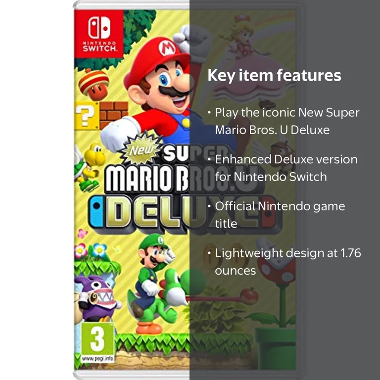 Nintendo - New Super Mario Bros. U Deluxe Game for Switch