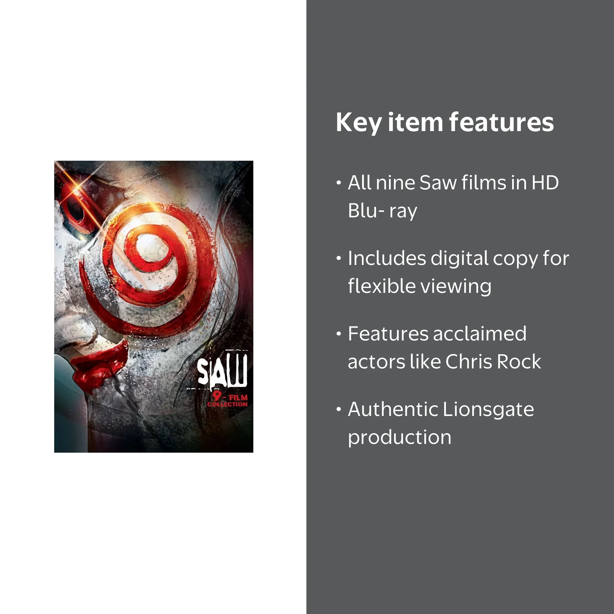Saw 9-Film Collection (Blu-ray + Digital Copy) - Walmart.com