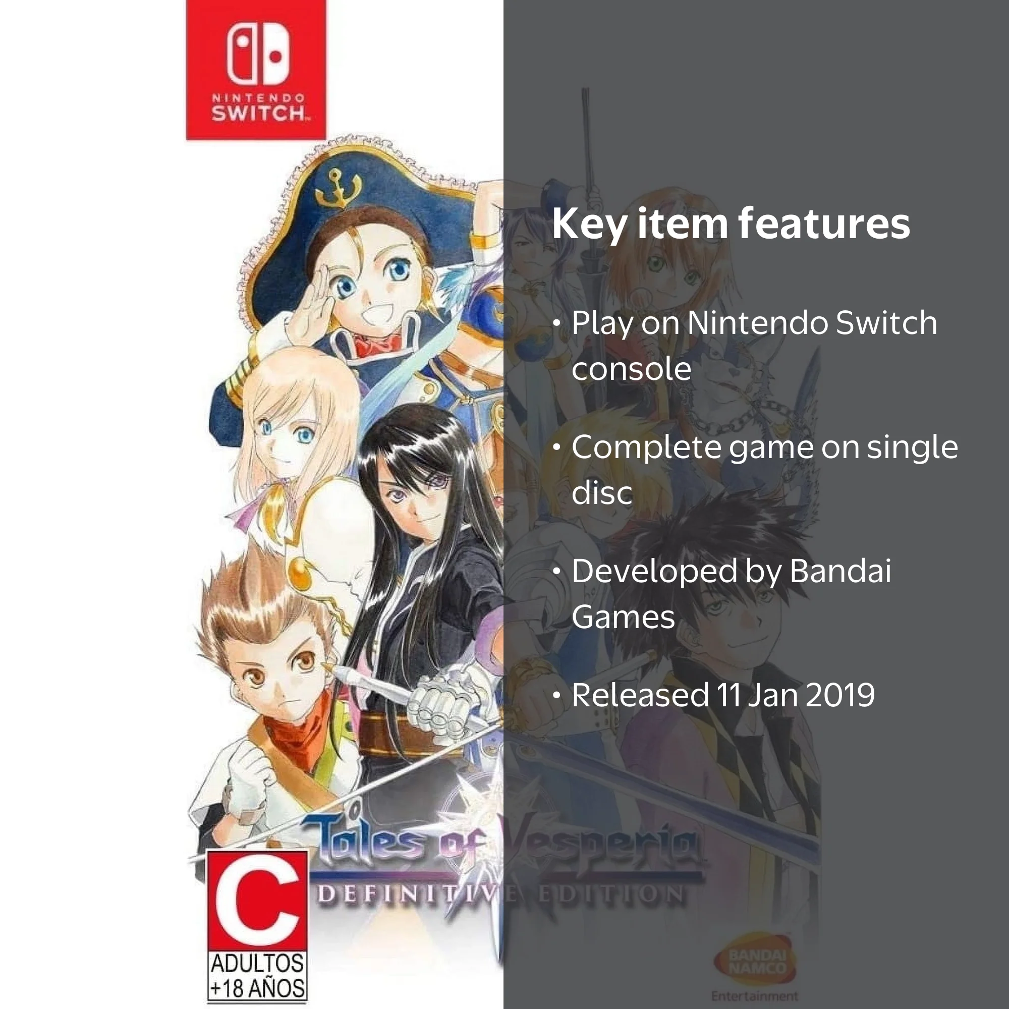 Tales of Vesperia - Definitive Edition - Nintendo Switch