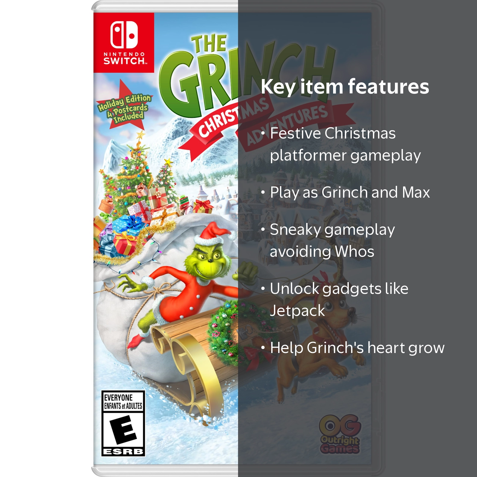 The Grinch Christmas Adventures, Nintendo Switch - Walmart.com