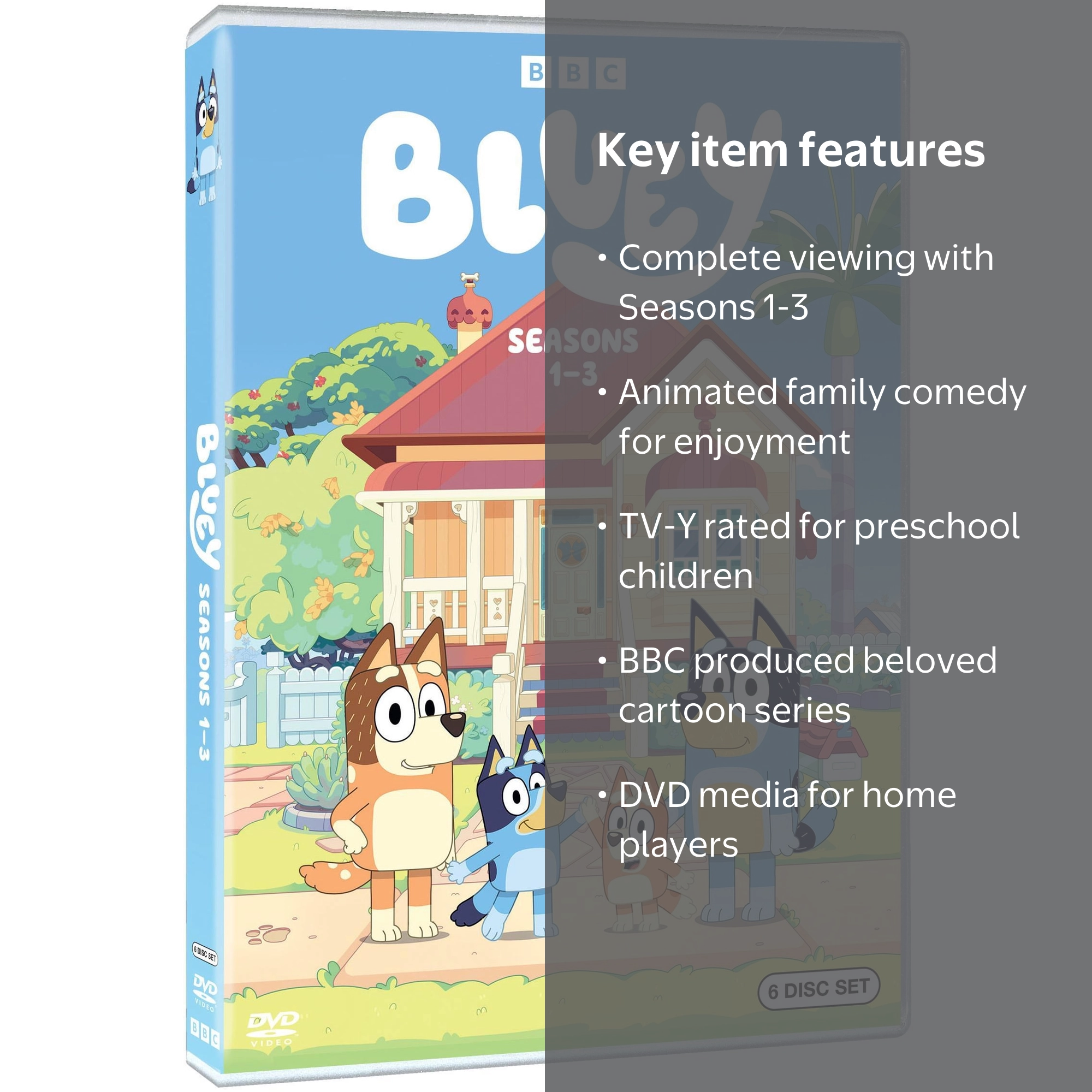 Bluey: Seasons 1-3 [DVD] - Walmart.com