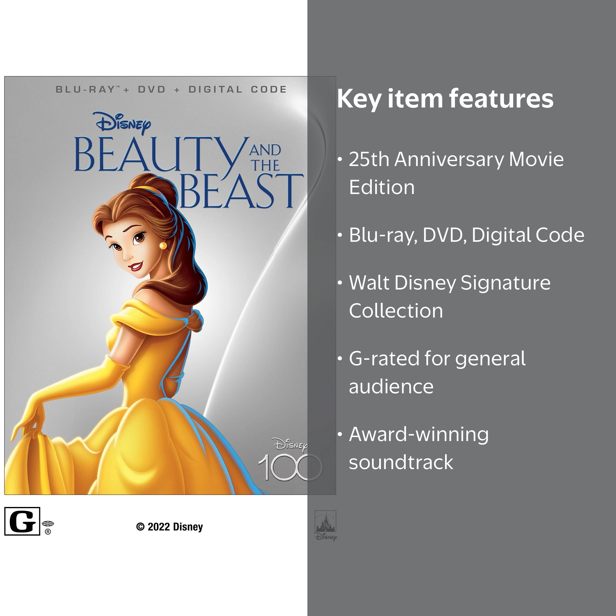Disney's Beauty and the Beast 25th Anniversary Edition - Blu-ray