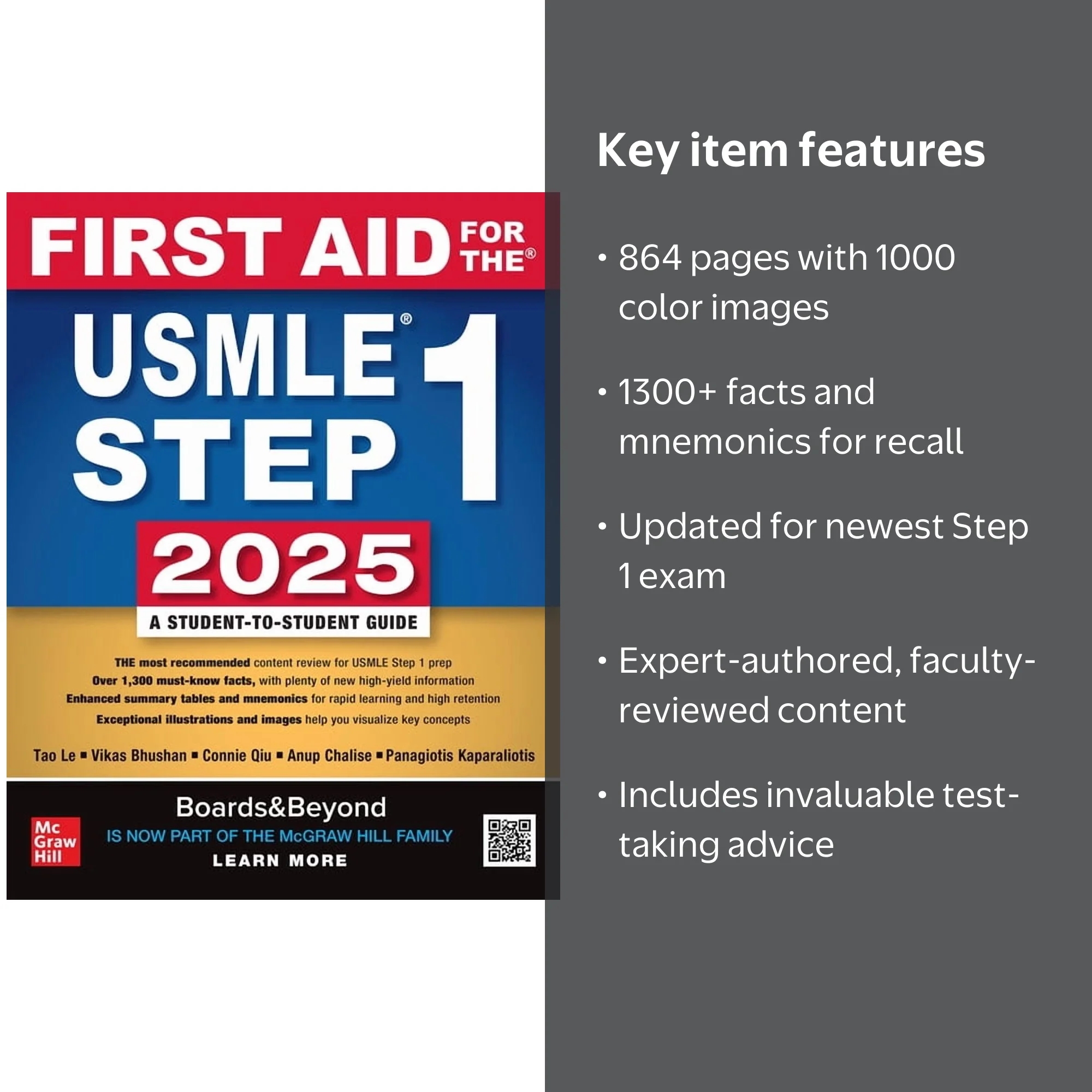 First Aid for the USMLE Step 1 2025, (Paperback) - Walmart.com