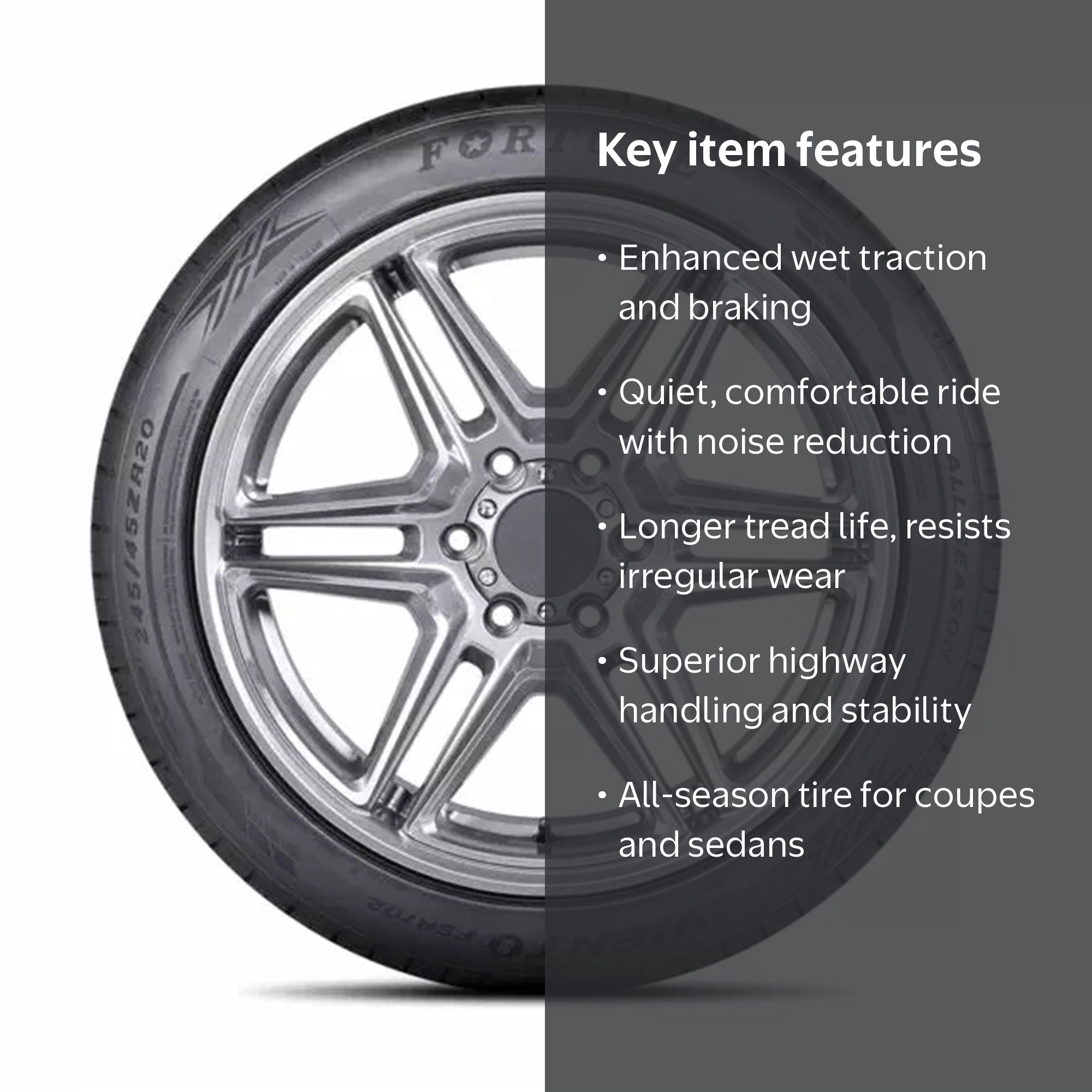 Free Shipping! Fortune Viento FSR702 All Season 235/45ZR18 98Y XL