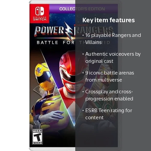 Power Rangers: Battle for the Grid Collector's Edition Nintendo