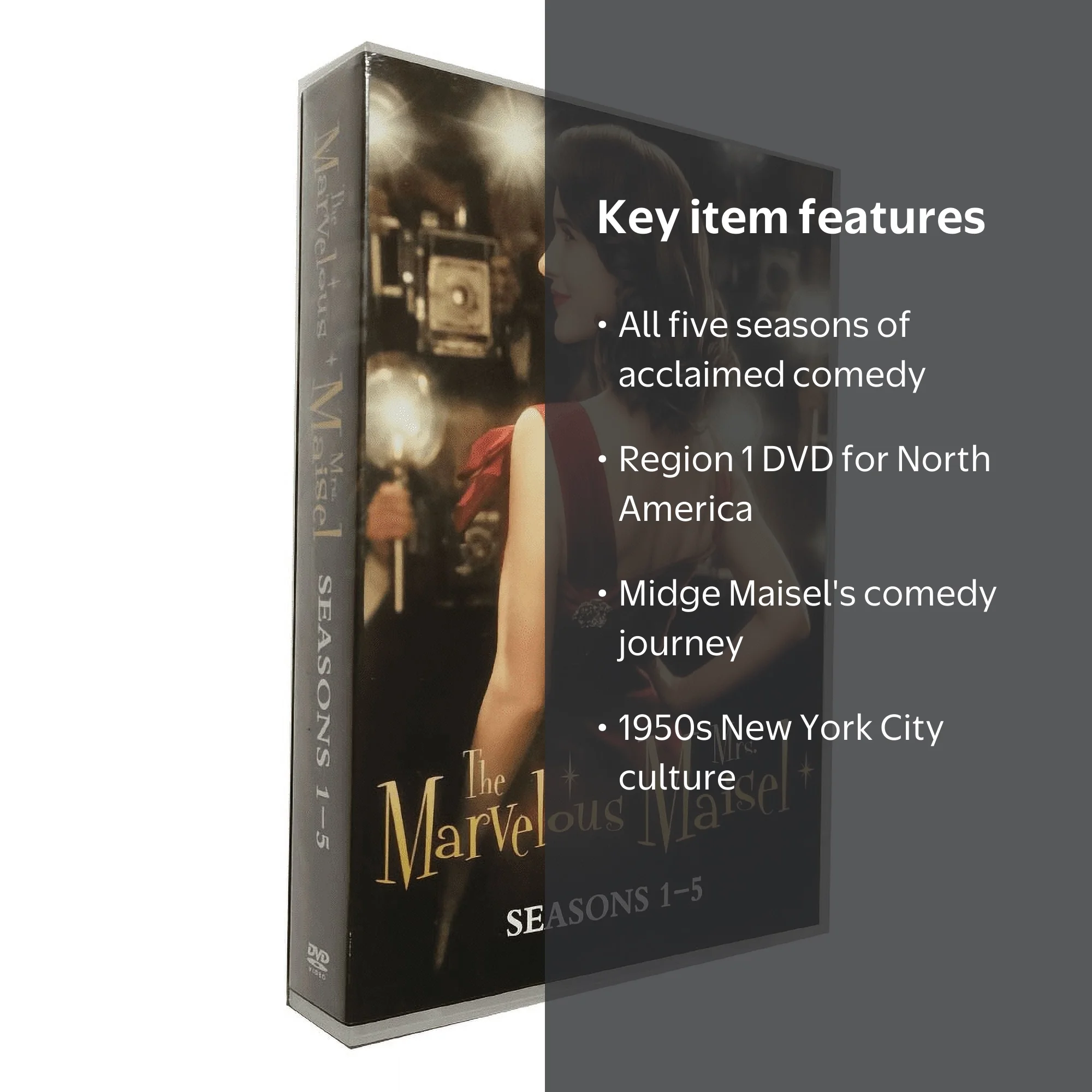 Marvelous Mrs. Maisel Full Set: Complete Series Seasons 1-5 (DVD