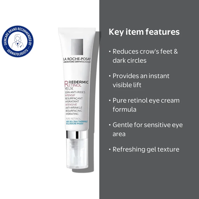 Free Shipping! La Roche-Posay Redermic R Eyes Retinol Eye Cream