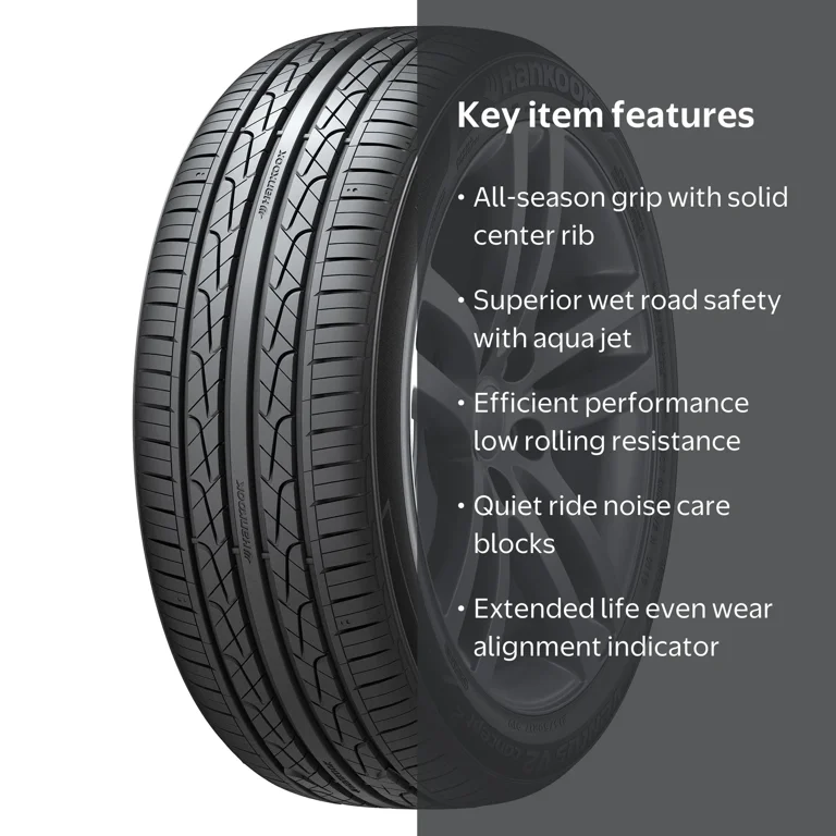 Hankook, Passenger Tire, 215/45R18 93V XL, All Season Performance