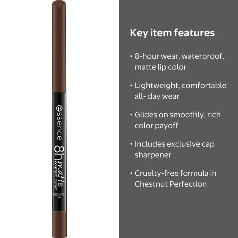 essence 8H Matte Comfort Lipliner, 11 Chestnut Perfection