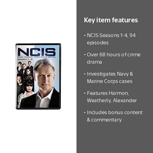 Paramount Uni Dist Corp, NCIS DVD Set, Seasons 1-4, 94 episodes
