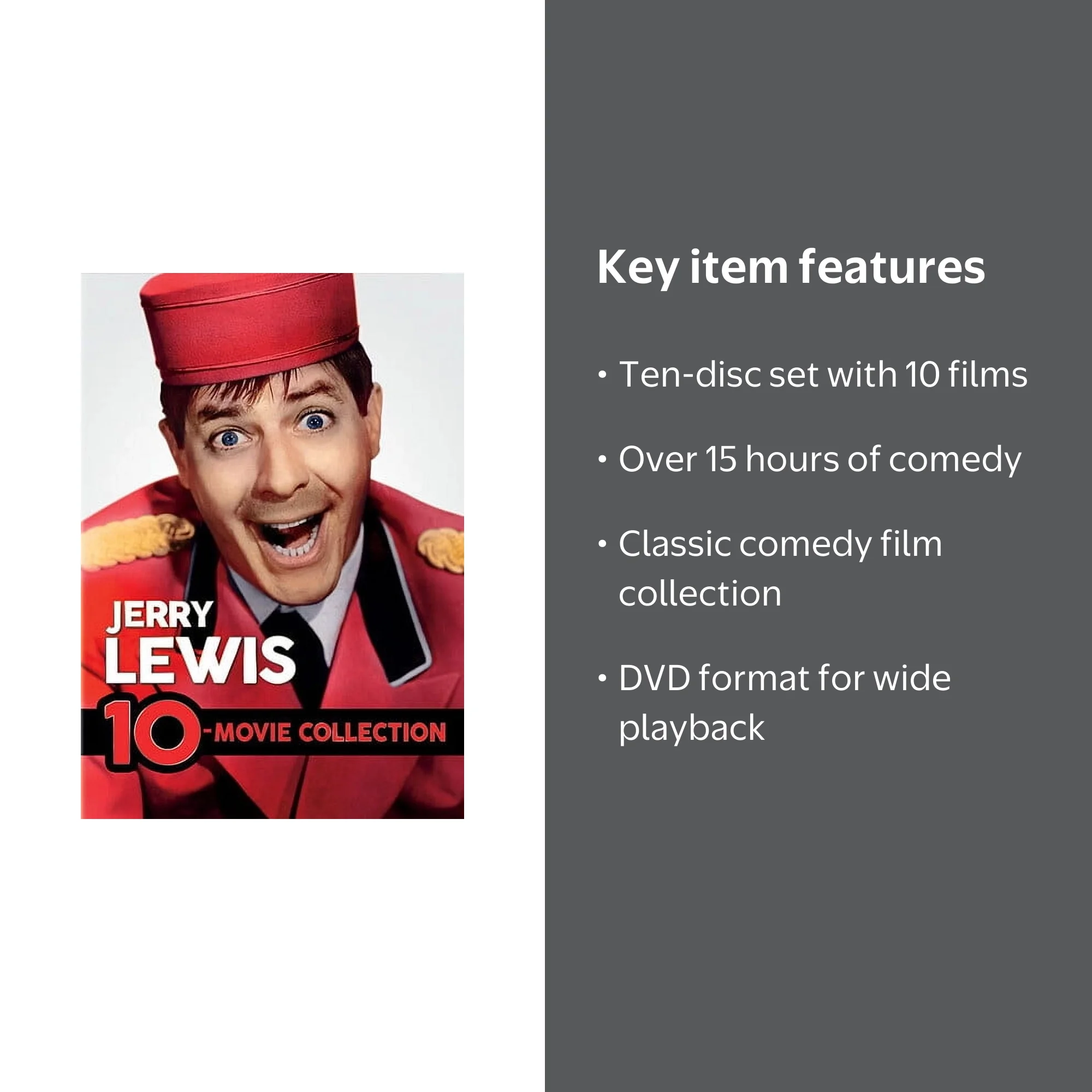 Jerry Lewis: 10 Films (DVD), Paramount, Comedy - Walmart.com