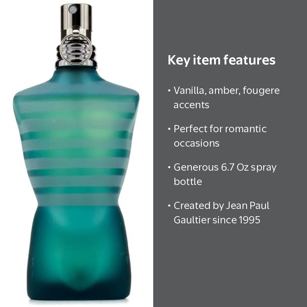 Jean Paul Gaultier Le Male Perfume, Eau De Toilette Spray for Men
