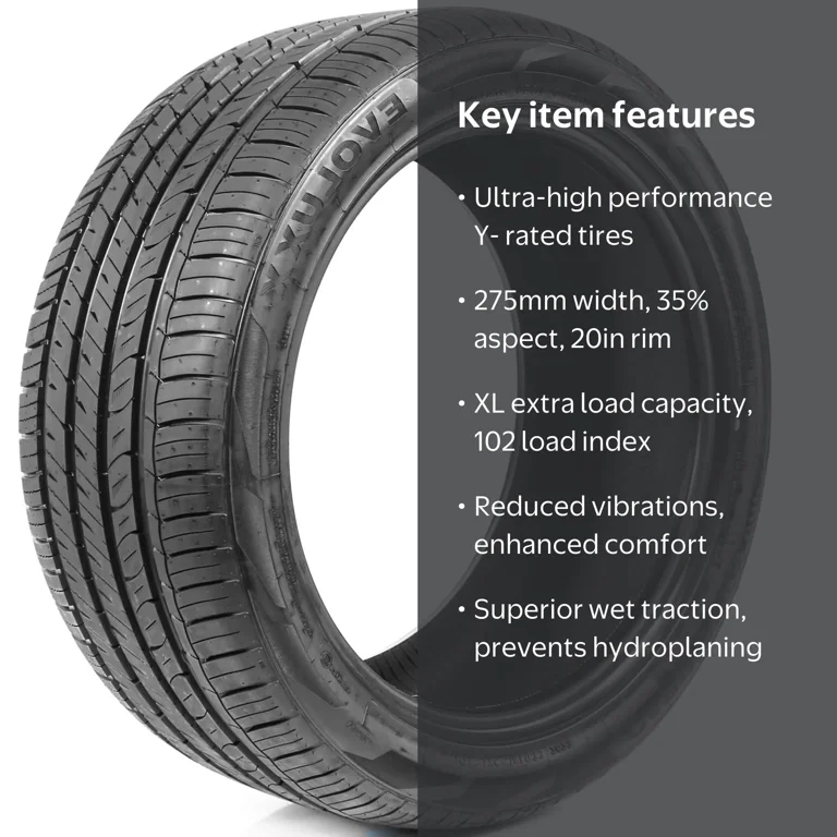 Evoluxx, Passenger Tire, 275/35R20 102Y XL, All-Season Performance