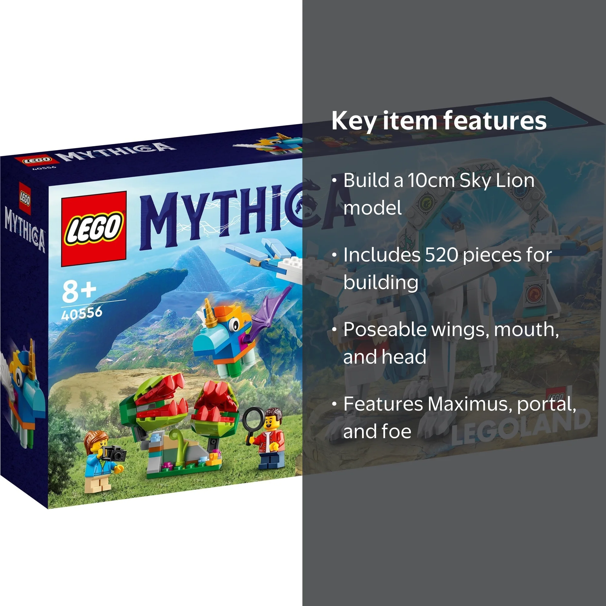 LEGO Mythica 520-Piece Set 40556: Maximus the Sky Lion, LEGOLAND