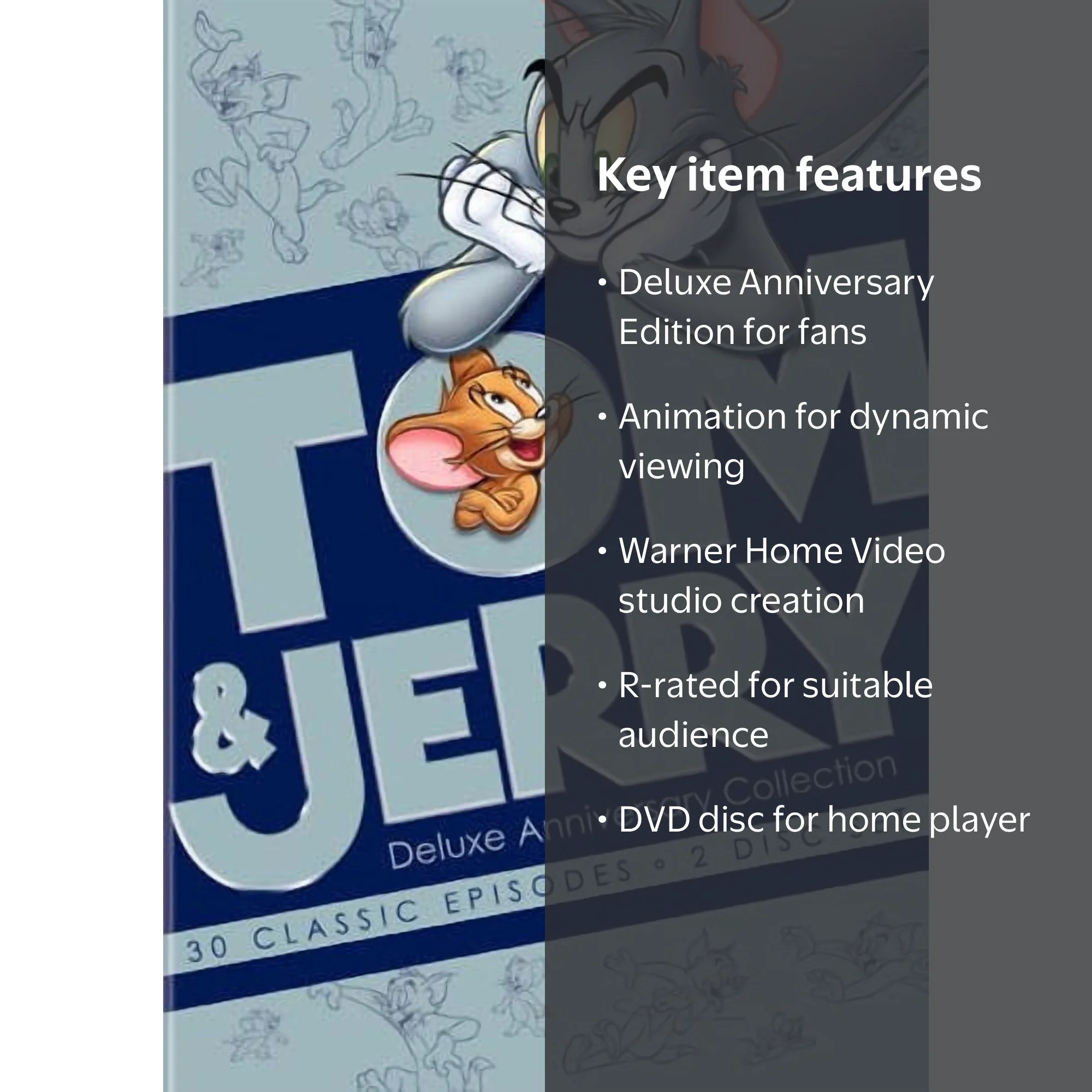 Tom & Jerry Deluxe Anniversary Collection DVD, Warner Bros