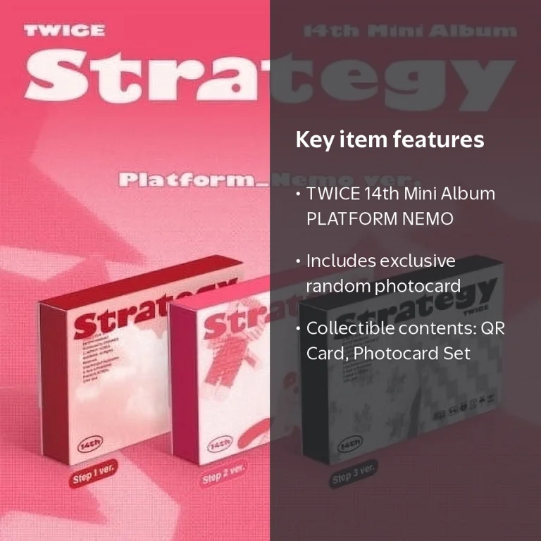 TWICE - [STRATEGY] 14th Mini Album PLATFORM NEMO STEP 2 Version