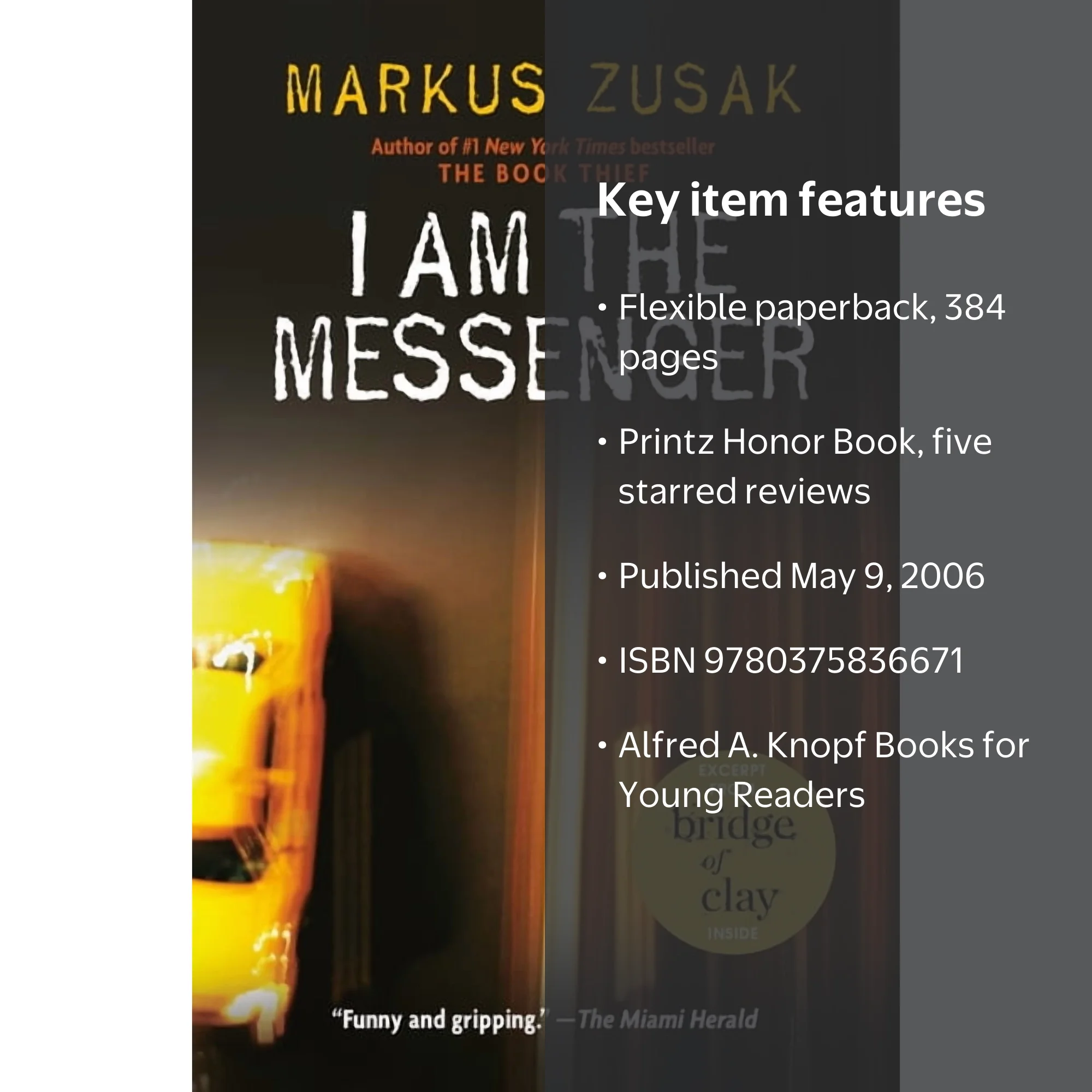 I Am the Messenger, (Paperback) - Walmart.com