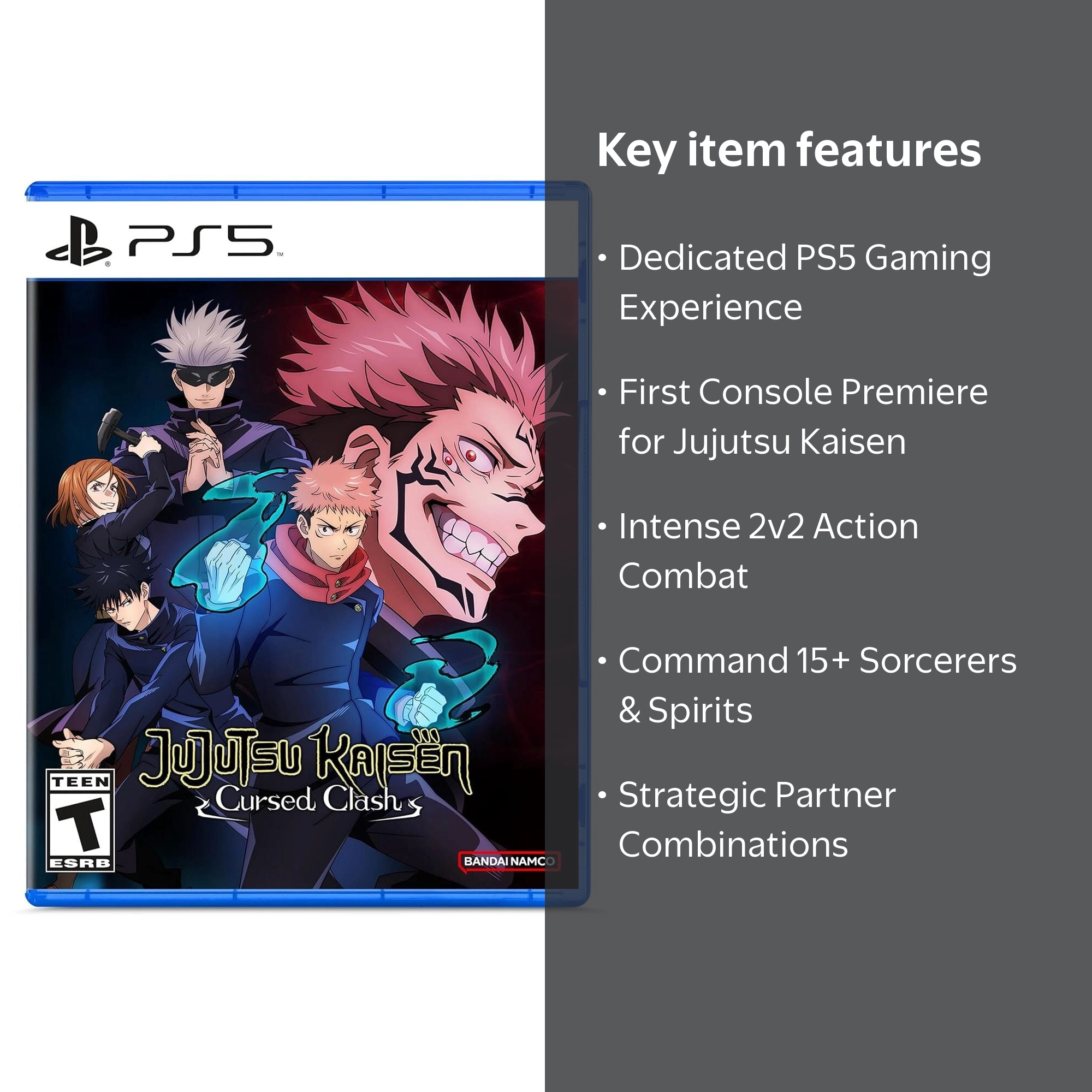 Bandai Namco, Jujutsu Kaisen Cursed Clash, PlayStation 5 Fighting