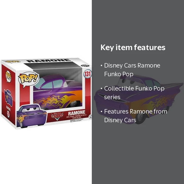 Funko POP! Disney Cars Ramone, 4 Inches, Collectible Vinyl Figure Funko POP! Disney Cars Ramone, 4 Inches, Collectible Vinyl Figure