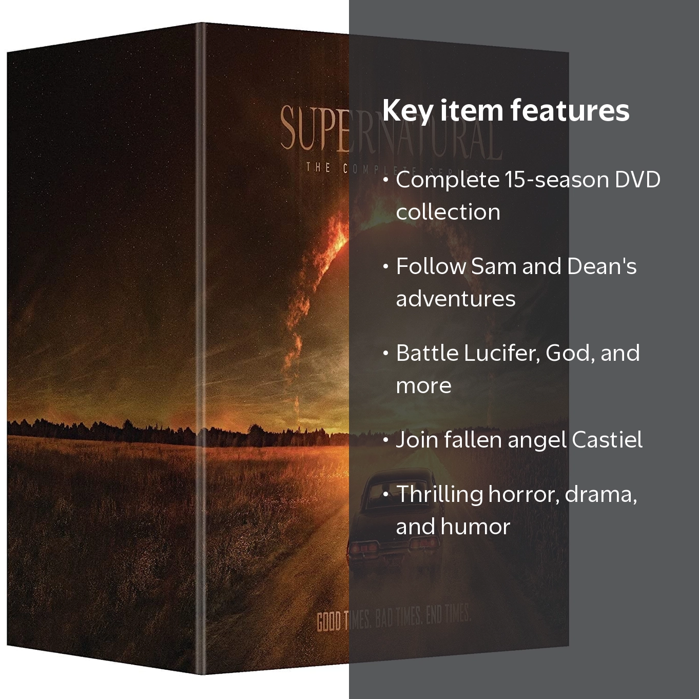 Supernatural Complete Series: Seasons 1-15 DVD Box Set - Walmart.com