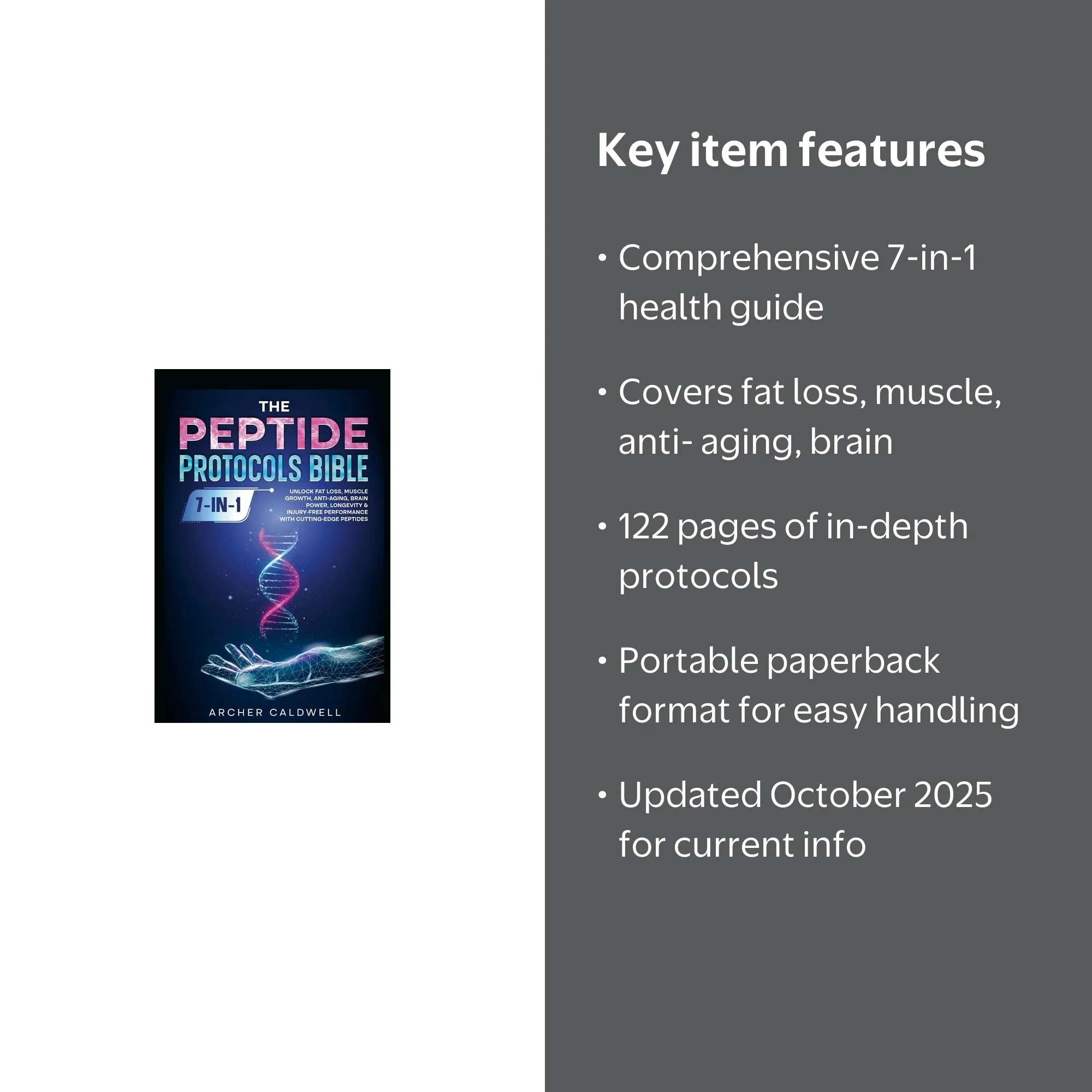The Peptide Protocols Bible (7-in-1): Unlock Fat Loss, Muscle