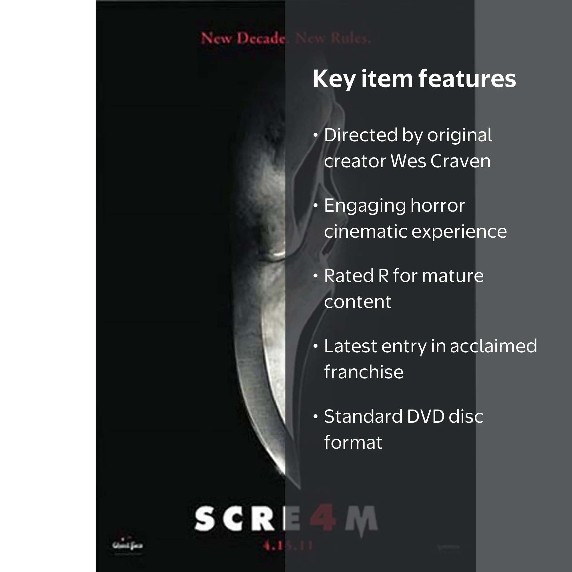 Scream 4 (DVD), TWC, Horror - Walmart.com
