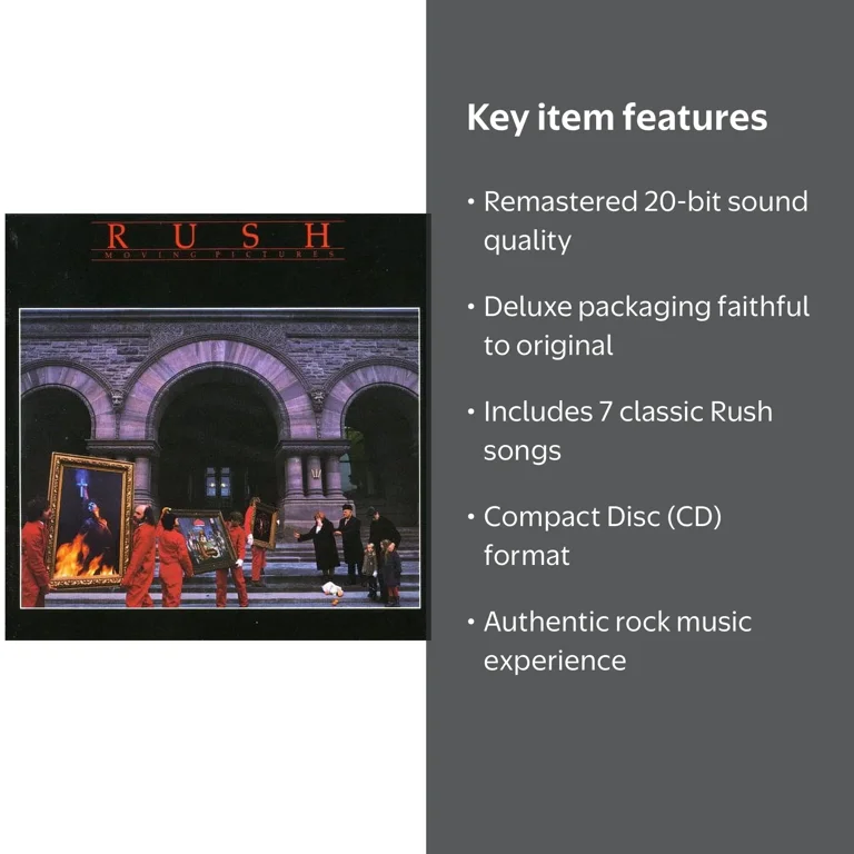 Rush - Moving Pictures (remastered) - Music & Performance - CD