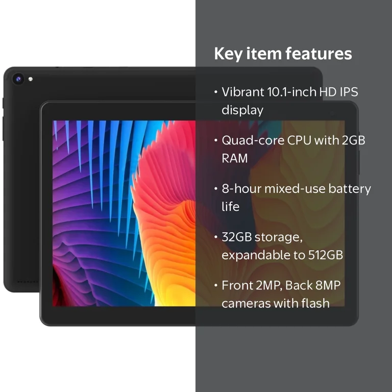 COOPERS Android 13 タブレット 10.1インチ Coopers, Android Tablet, 10.1 inch, 32GB ROM, 6000mAh Battery