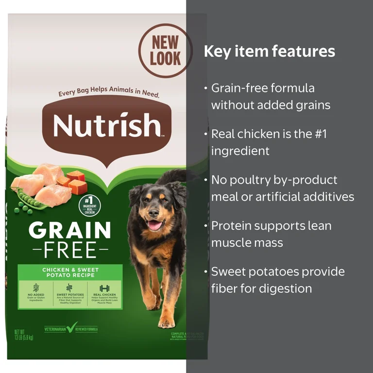 Rachael Ray Nutrish Grain-Free Chicken & Sweet Potato Dry Dog Food