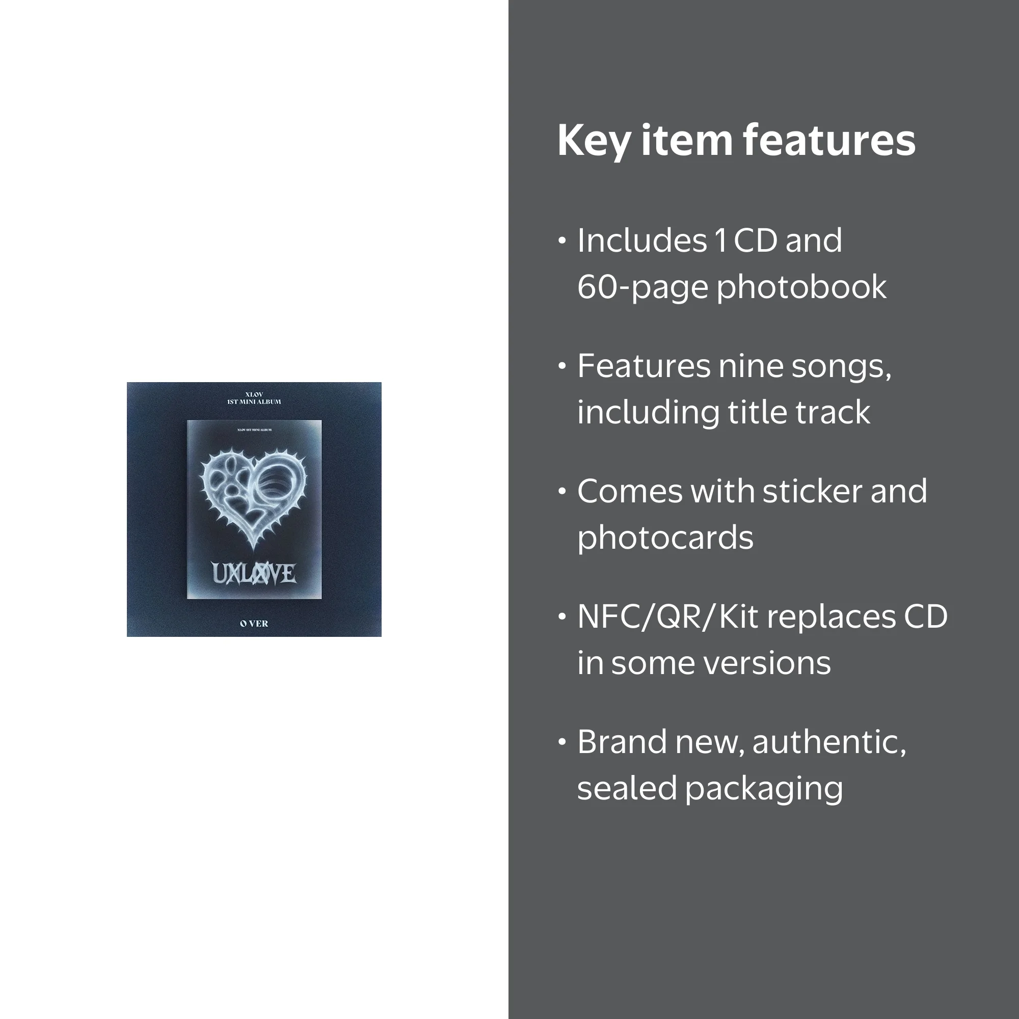 XLOV - [UXLXVE] 1st Mini Album O Version - Walmart.com