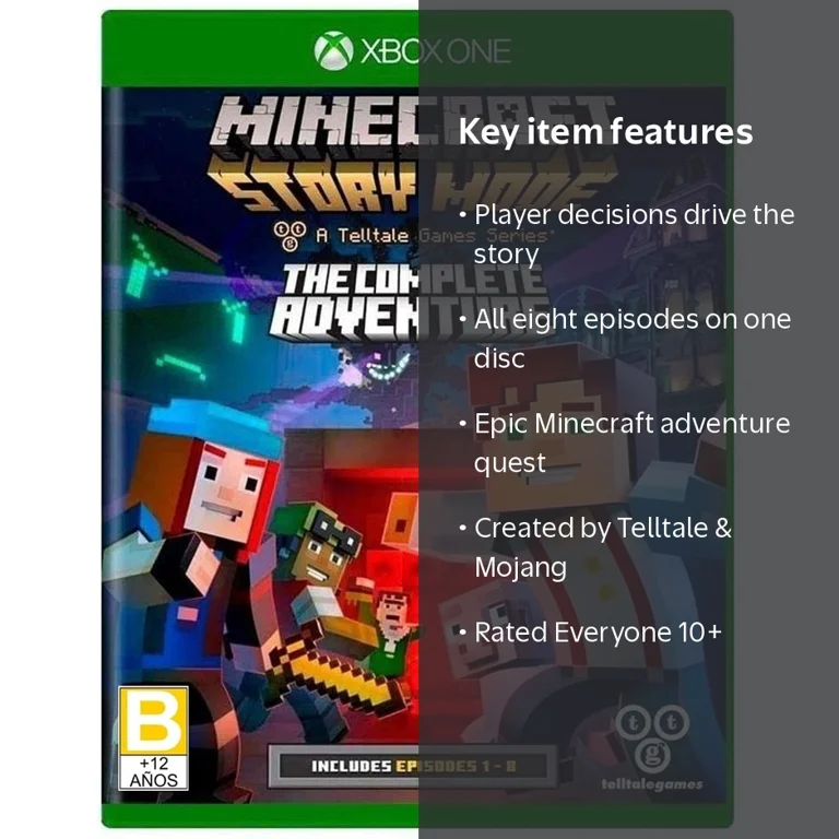 Telltale Games, Minecraft Story Mode The Complete Adventure, Xbox