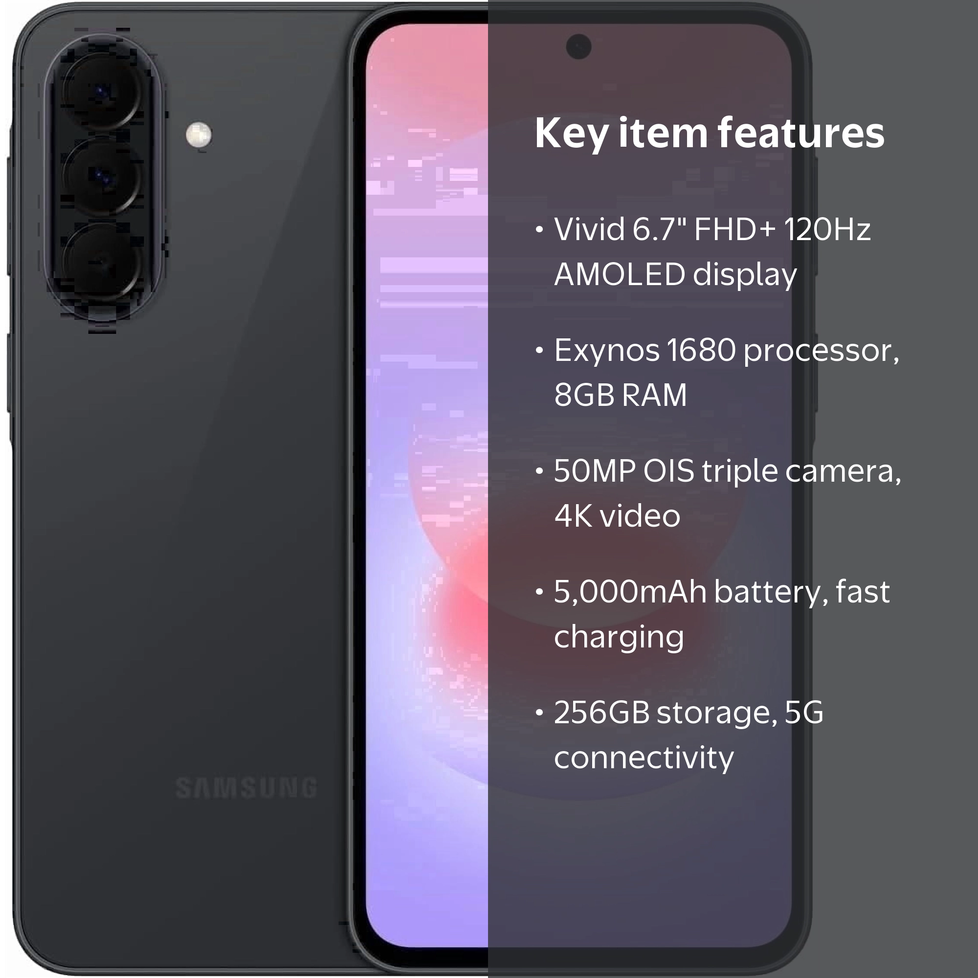 Samsung Galaxy A57 5G A576B 256GB Dual-SIM GSM Unlocked Android Samsung Galaxy A57 5G A576B 256GB Dual-SIM GSM Unlocked Android