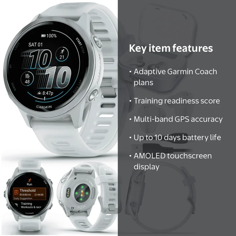 Garmin Forerunner 570 42mm AMOLED GPS Running and Triathlon
