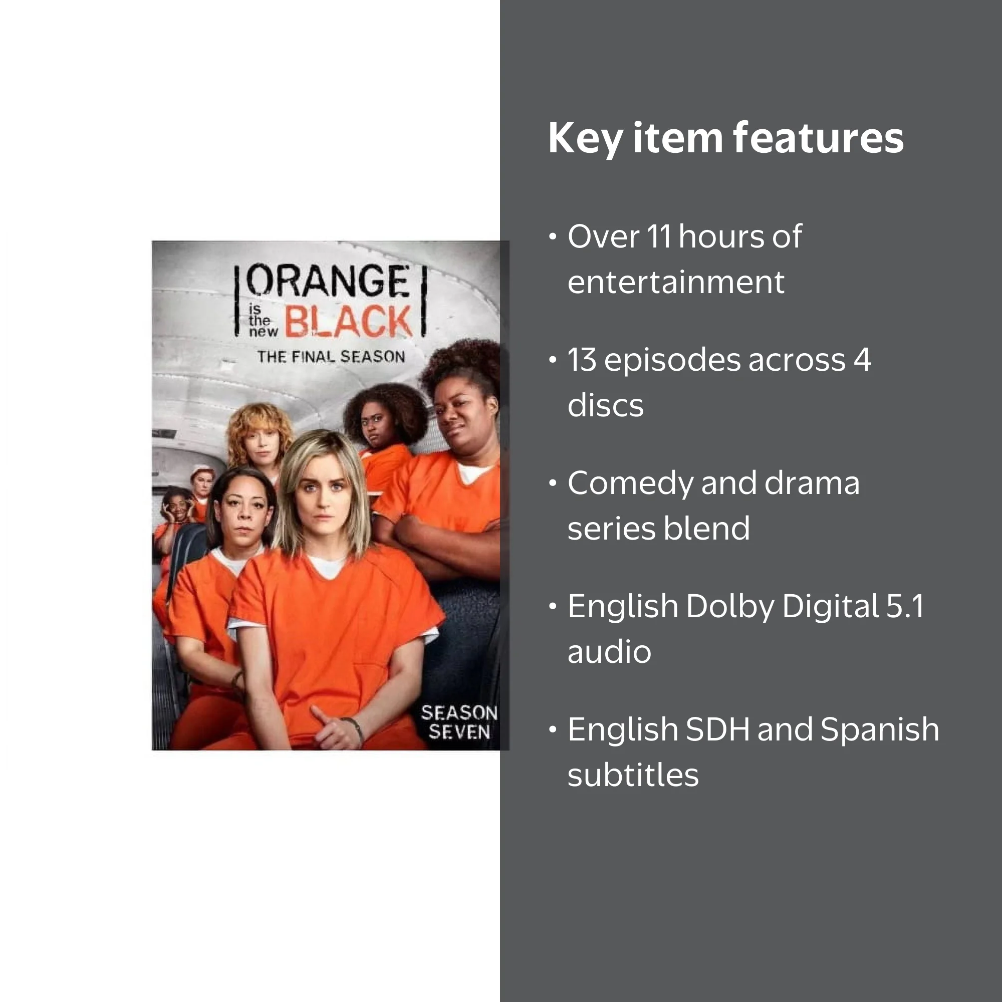 Orange is the New Black: Season 7 (DVD) - Walmart.com