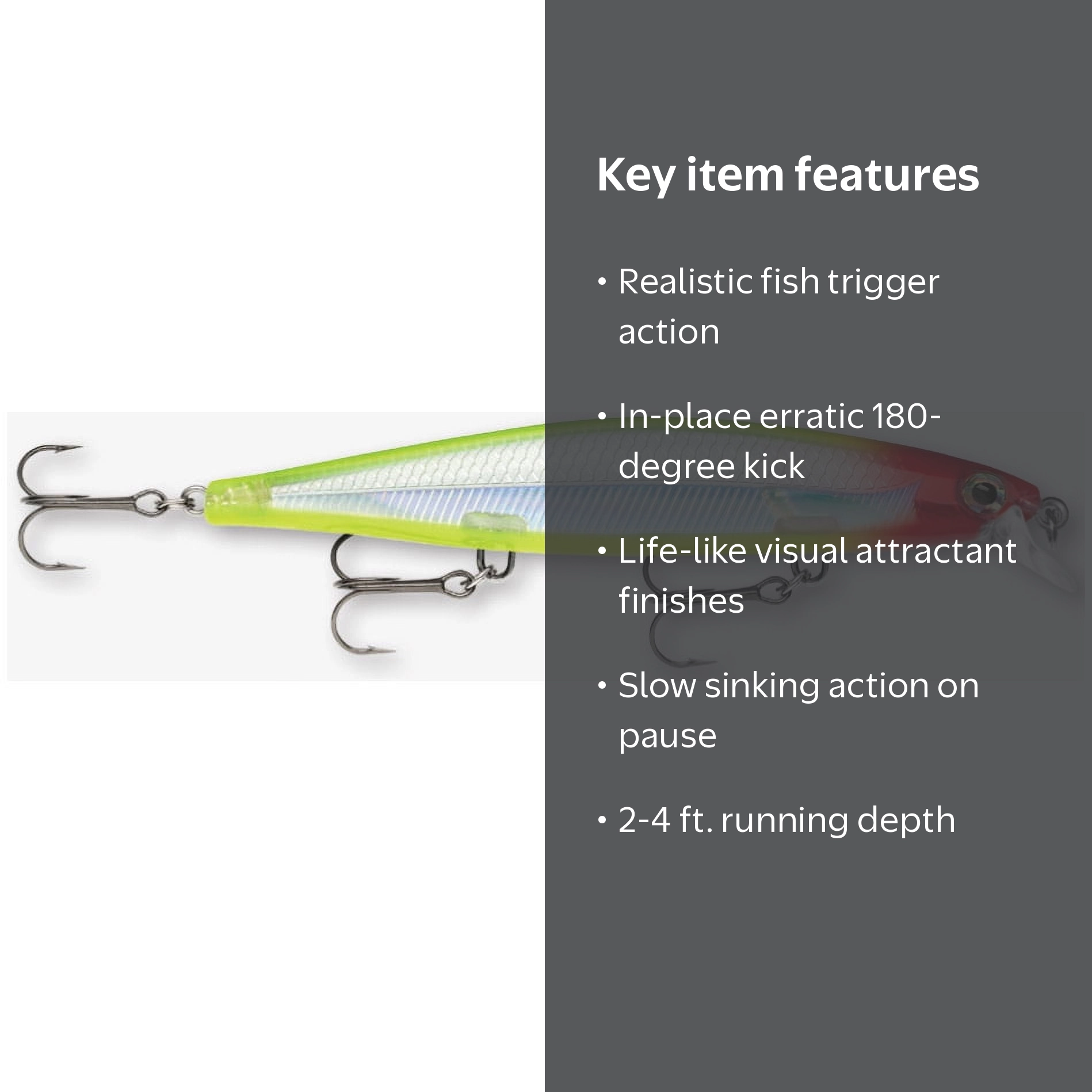 Rapala Shadow Rap 11 Fishing Lure 4 3/8