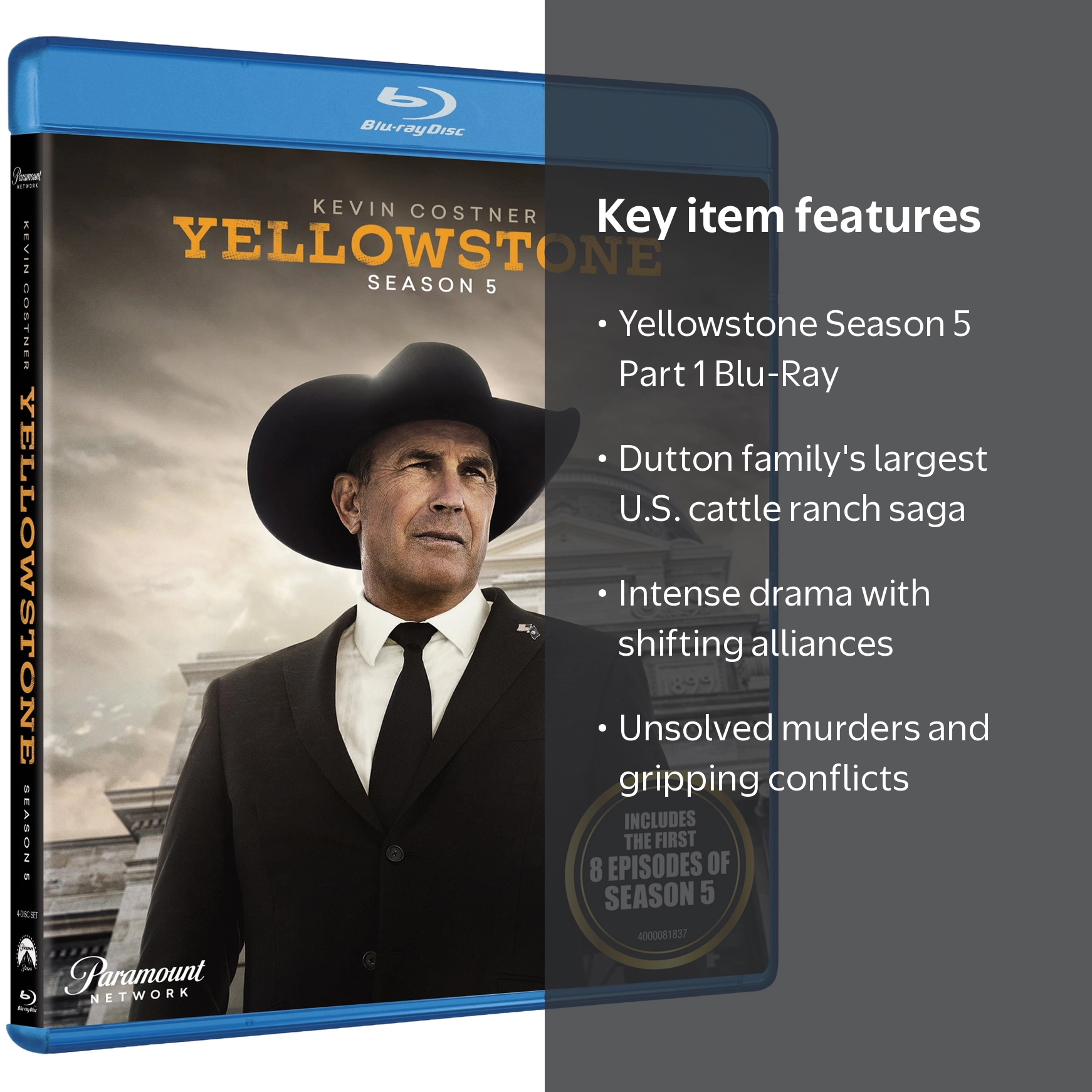 Yellowstone Series: Season 5 Part 1 Blu-Ray - Walmart.com