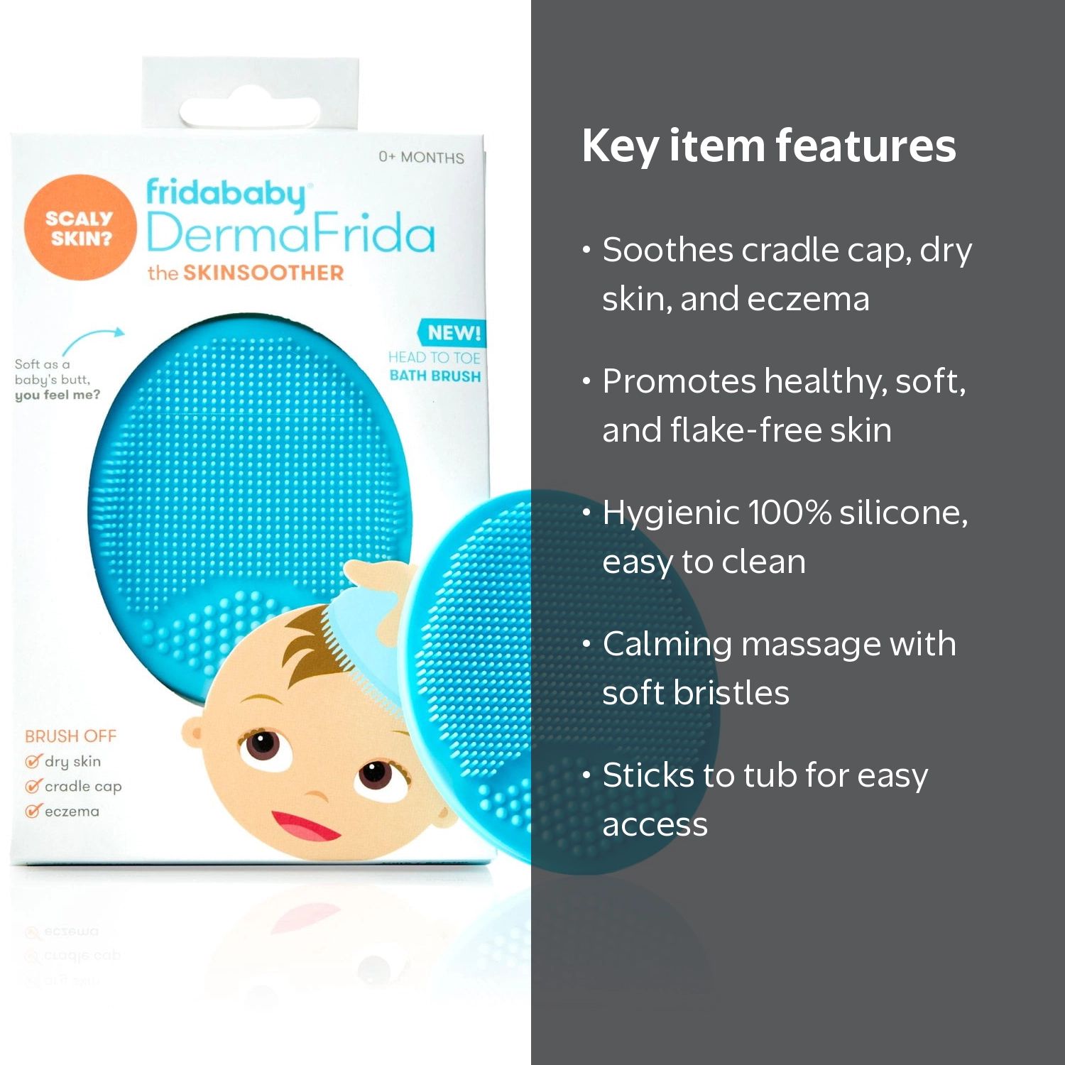 Frida Baby DermaFrida SkinSoother Exfoliating Scalp Scrubber