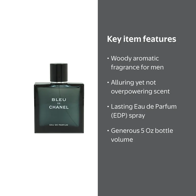 Chanel Bleu De Chanel Men's Eau de Parfum Spray, 5 Oz - Walmart.com