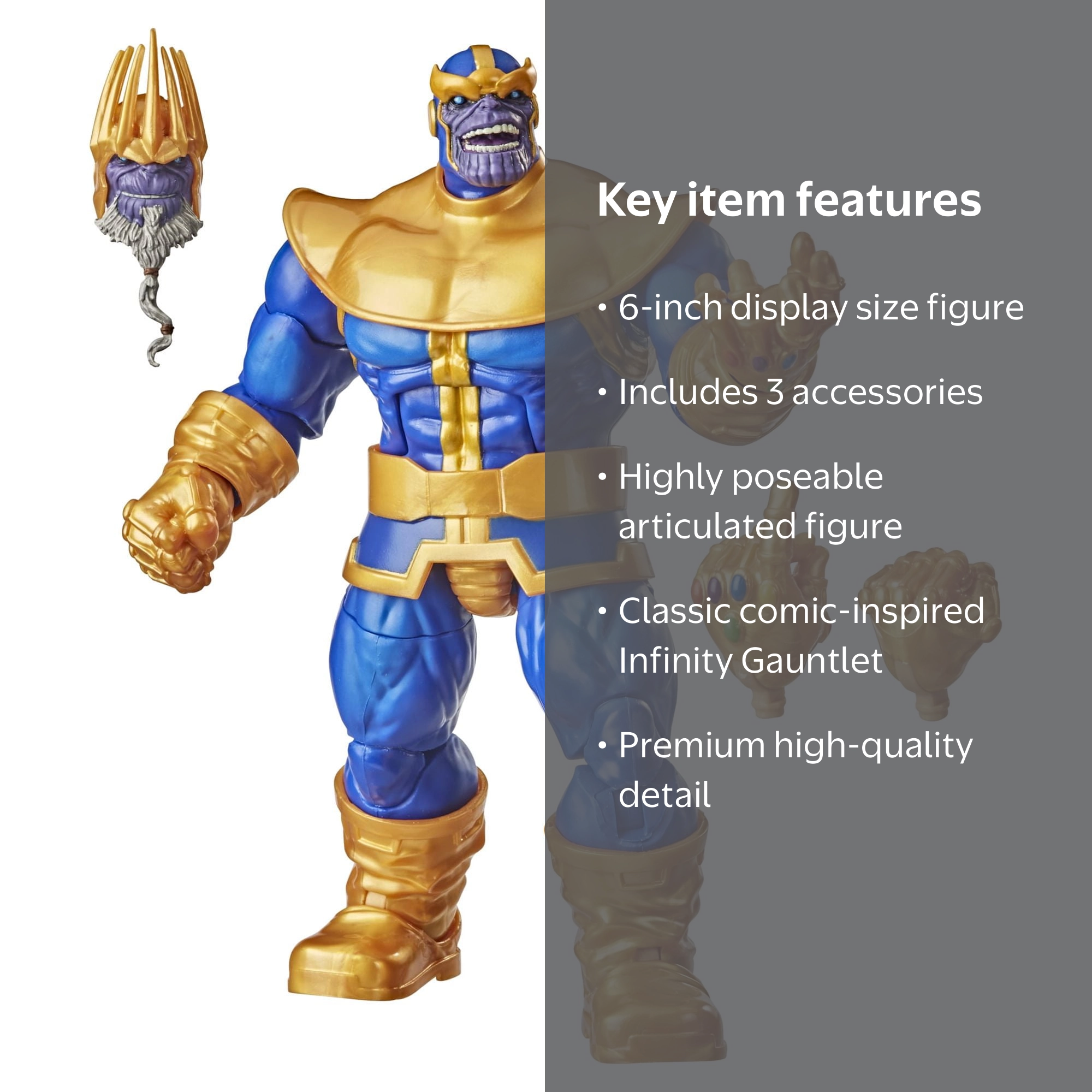 Hasbro Marvel Legends Thanos 6-inch Figure - Classic Collection