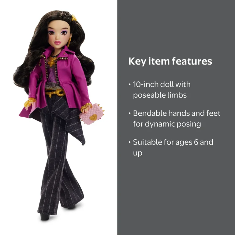 LUV, Fashion Doll, Brooke, 10 inch, Ages 6+ with Edgy Style
