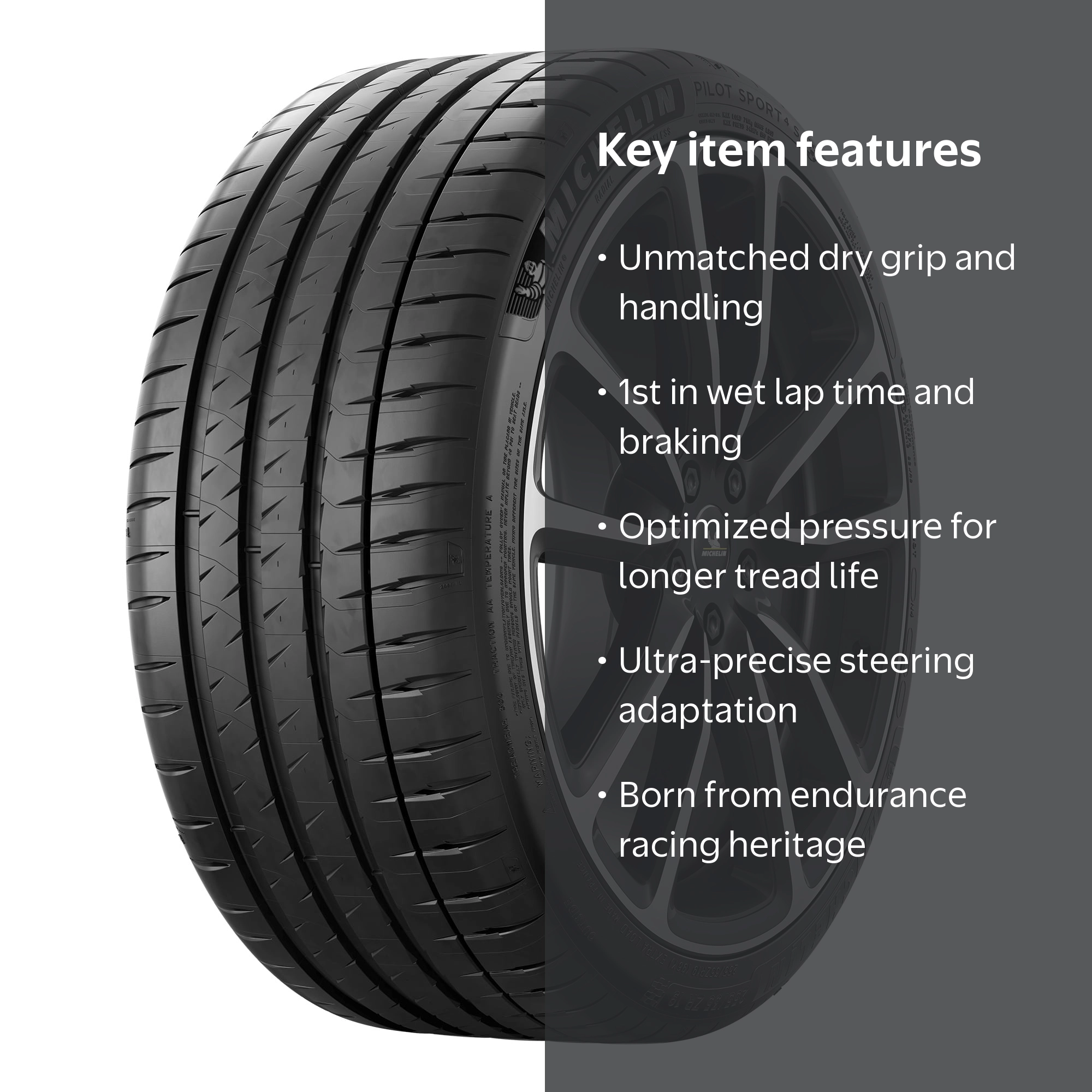 Michelin, Pilot Sport 4 S Summer Tire, 245/35ZR20, XL (95Y