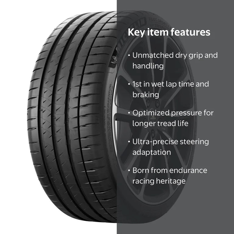 Michelin, Pilot Sport 4 S Summer Tire, 245/35ZR20, XL (95Y