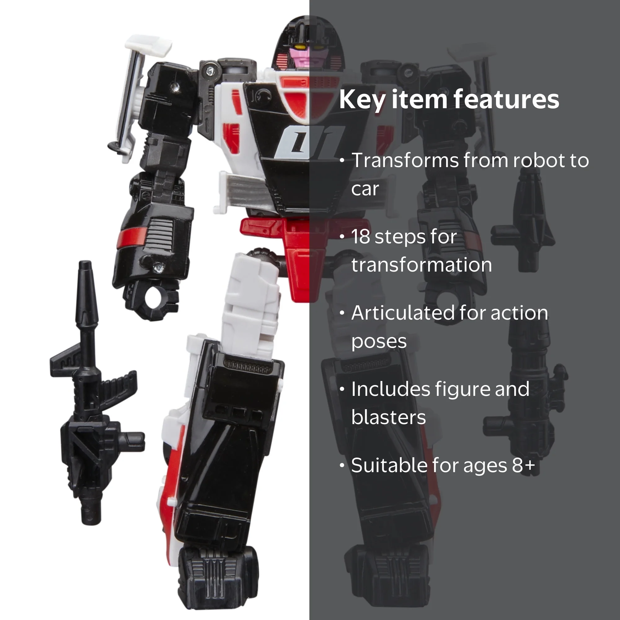 Transformers Age of the Primes Deluxe Class Decepticon Crasher 5.5