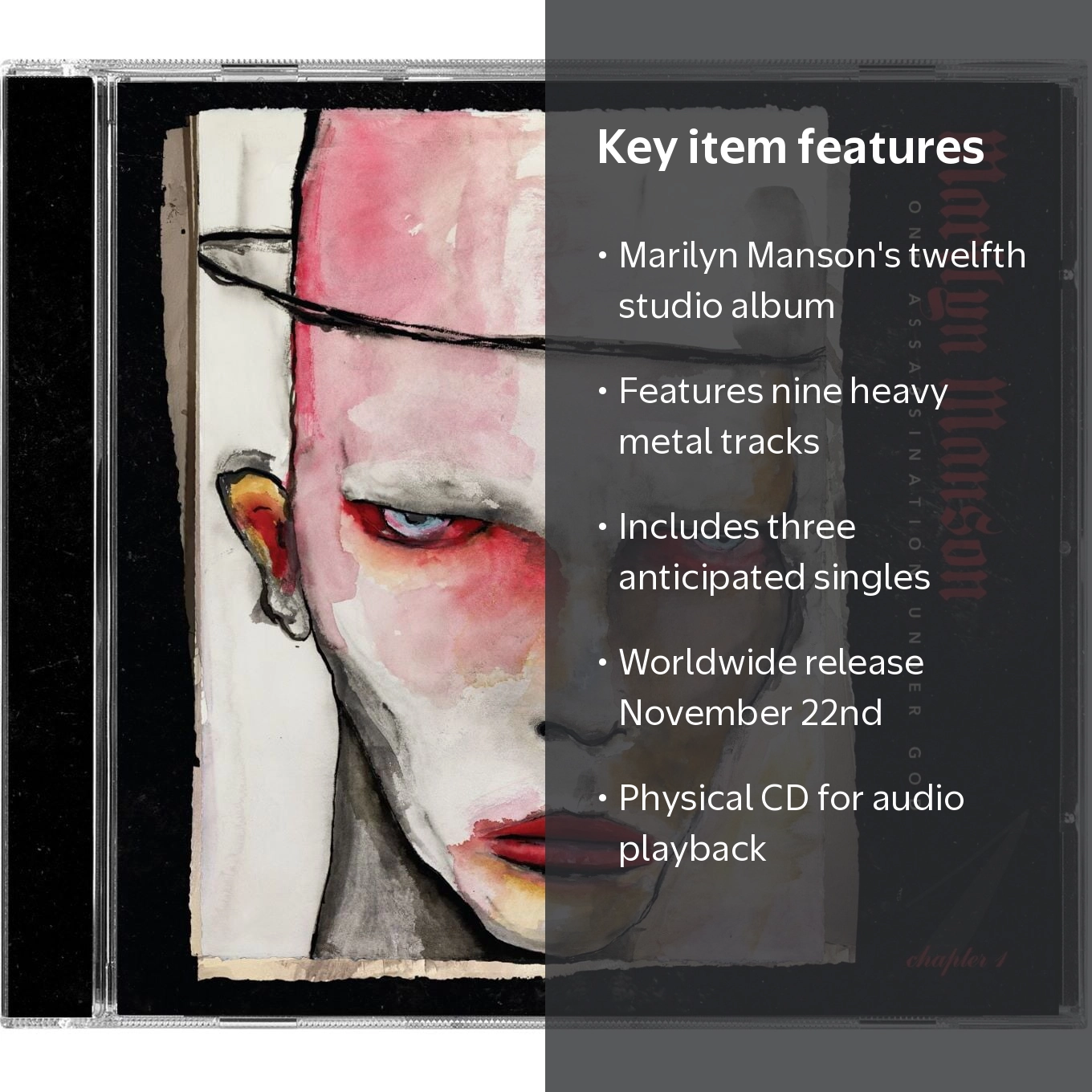 Marilyn Manson - One Assassination Under God - Chapter 1 - CD