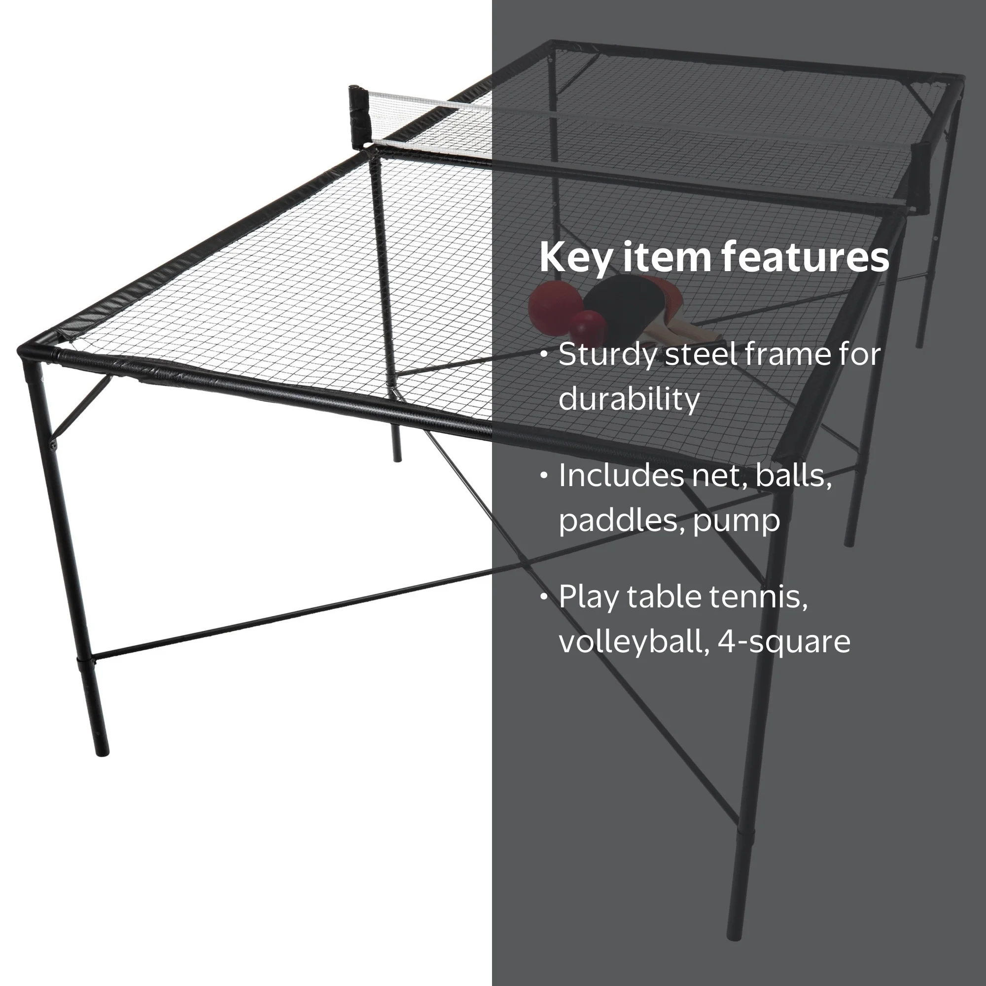 Free Shipping! Franklin Sports Spyder Pong - Steel Frame - Walmart 
