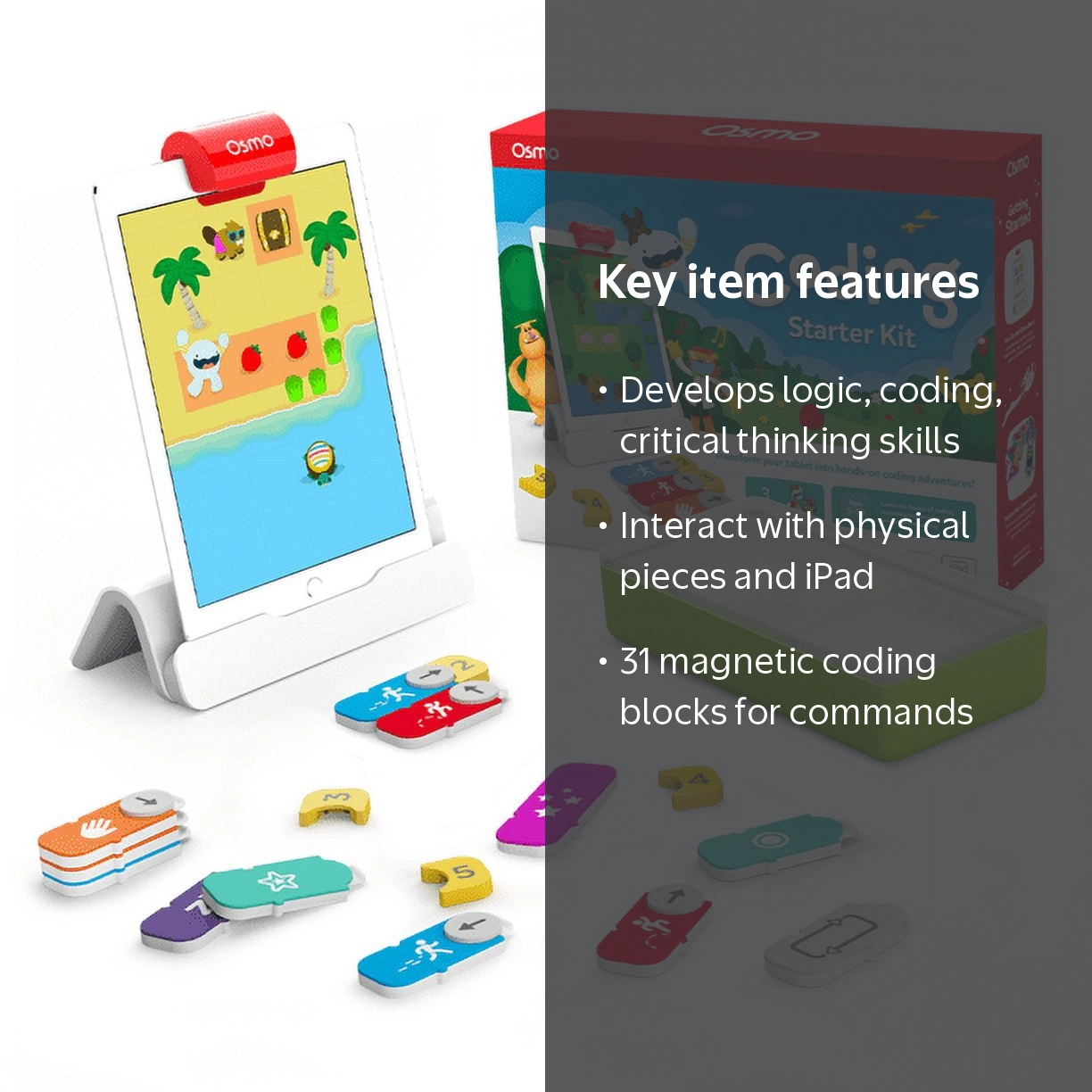 Osmo, Coding Starter Kit for iPad, Ages 5-12, Learning & Puzzles